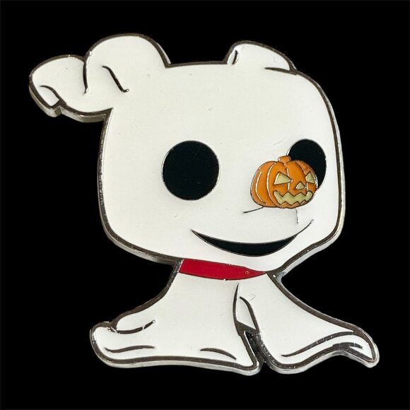 Disney Funko Pop Nightmare Before Christmas Zero Ghost Halloween Pin '20 Pumpkin - Picture 2 of 10